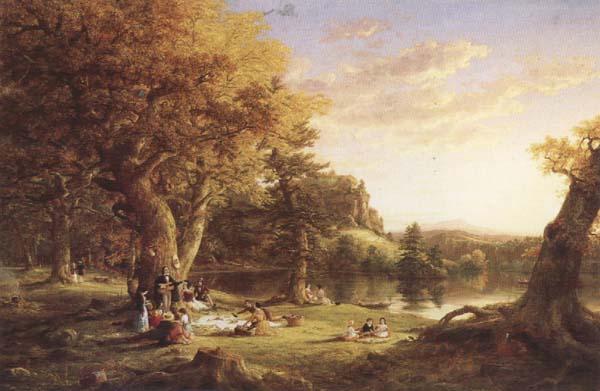 Thomas Cole The Pic-Nic Sweden oil painting art